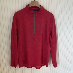 Red Vineyard Vines Performance Quarter-Zip Pullover